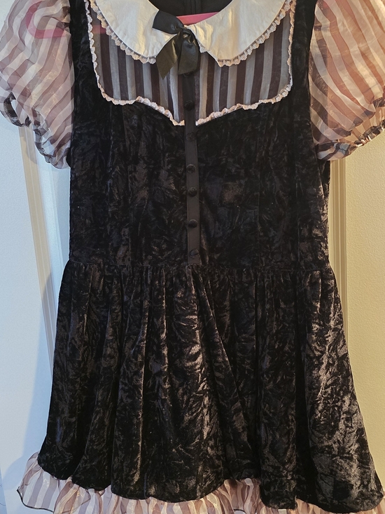 Dolls Kill Dresses & Skirts - Dolls Kill Black Velvet Gothic Doll Dress (Malice In Wonderland)